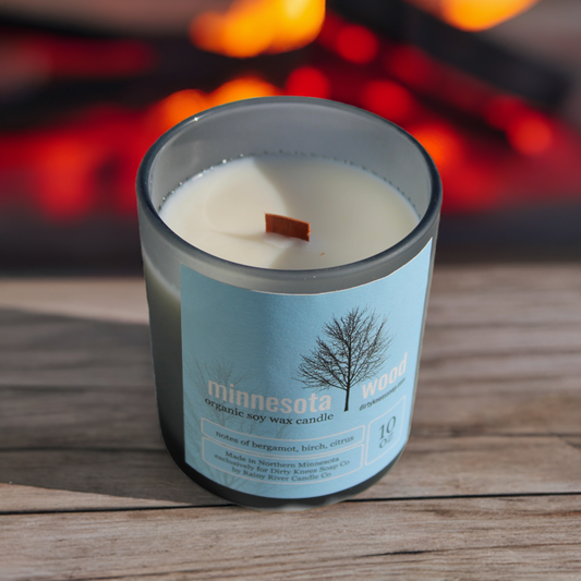 Minnesota Wood 10oz Handcrafted Soy Candle