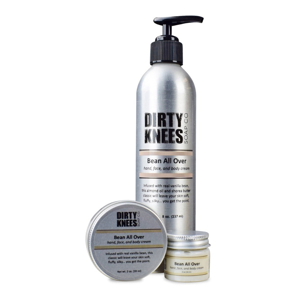 Bean All Over Hand, Face & Body Lotion - Dirty Knees Soap Co., LLC