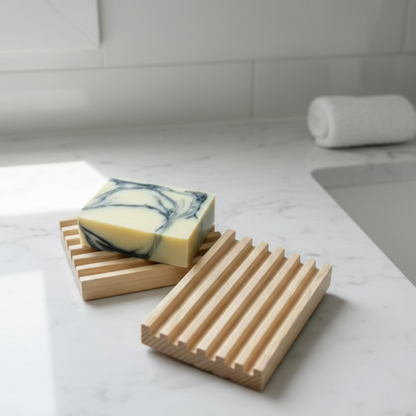 Red Alder Wood Soap Dish - Handcrafted in the Oregon