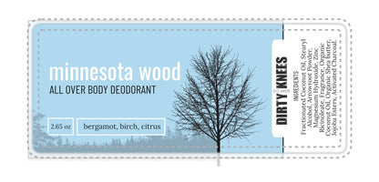 Minnesota Wood Natural All Body Deodorant