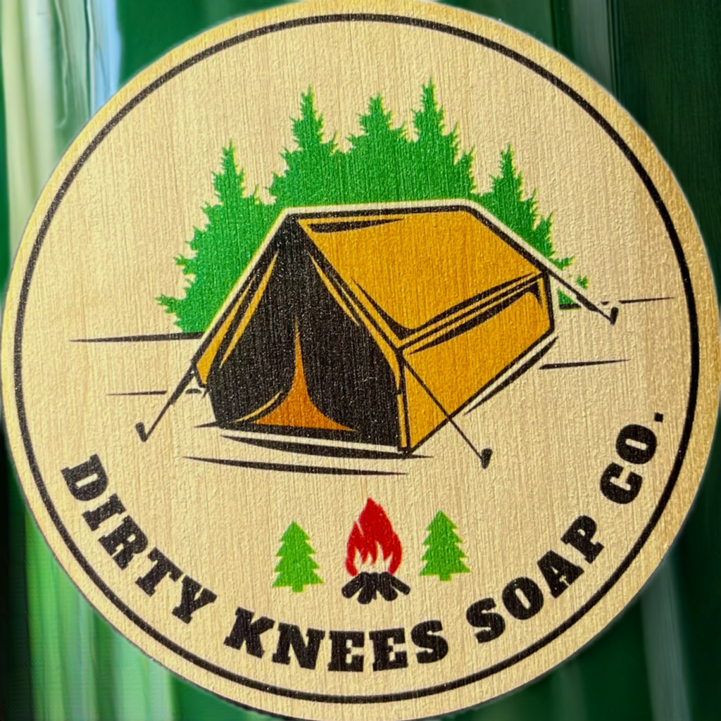DKSC Tent Camping Wood Sticker