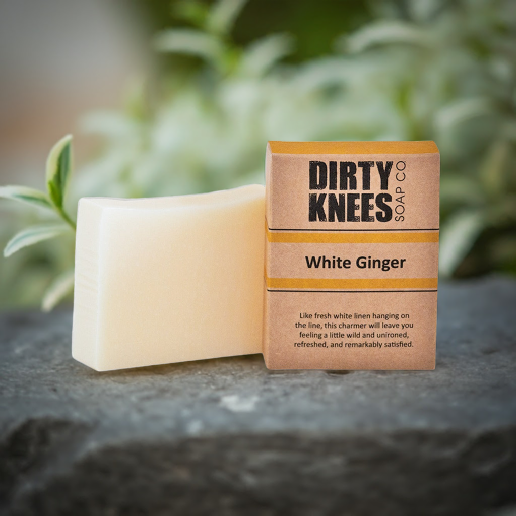 Savon en barre au gingembre blanc