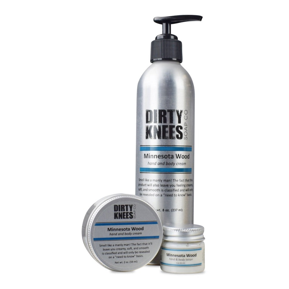 Minnesota Wood Hand &amp; Body Lotion - Dirty Knees Soap Co., LLC
