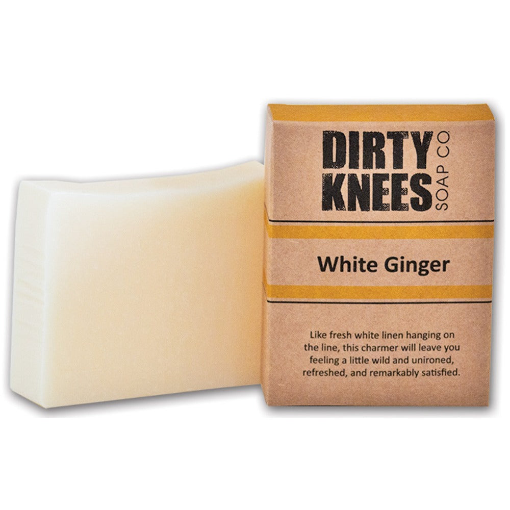 White Ginger Bar Soap - Dirty Knees Soap Co., LLC